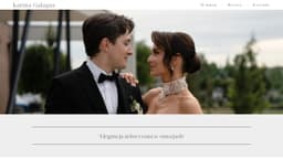 Podgląd strony internetowej fotografa