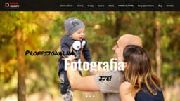 Podgląd strony internetowej fotografa