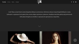 Preview of the photographer's website