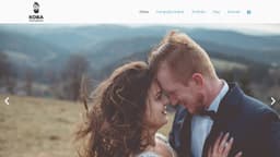 Preview of the photographer's website