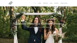 Podgląd strony internetowej fotografa