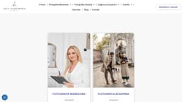 Podgląd strony internetowej fotografa