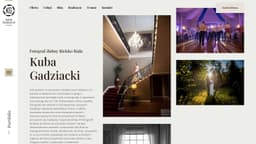 Preview of the photographer's website