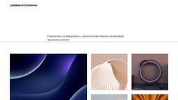 Preview of the photographer's website