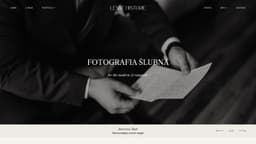 Preview of the photographer's website