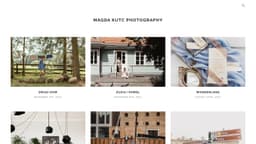 Preview of the photographer's website