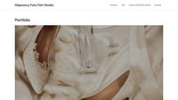 Preview of the photographer's website