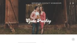 Preview of the photographer's website