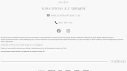 Preview of the photographer's website