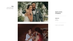 Preview of the photographer's website