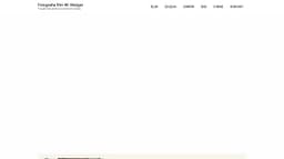 Preview of the photographer's website