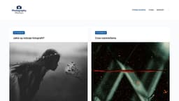 Preview of the photographer's website