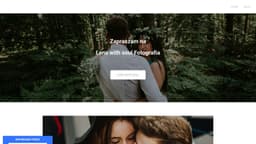 Podgląd strony internetowej fotografa