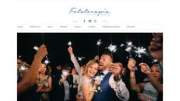 Preview of the photographer's website