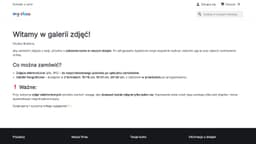 Podgląd strony internetowej fotografa