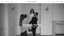 Preview of the photographer's website
