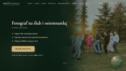 Preview of the photographer's website