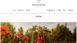 Podgląd strony internetowej fotografa