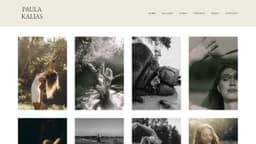 Podgląd strony internetowej fotografa