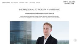 Podgląd strony internetowej fotografa