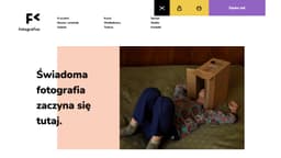 Podgląd strony internetowej fotografa