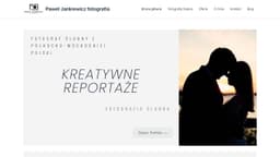 Preview of the photographer's website