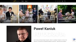 Podgląd strony internetowej fotografa