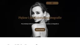 Podgląd strony internetowej fotografa