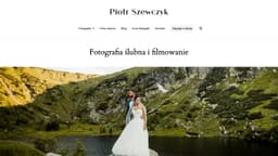 Podgląd strony internetowej fotografa