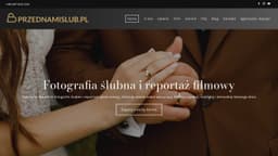 Preview of the photographer's website