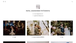 Podgląd strony internetowej fotografa