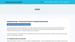 Podgląd strony internetowej fotografa