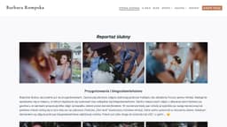 Preview of the photographer's website