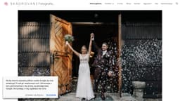 Preview of the photographer's website