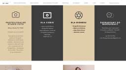 Preview of the photographer's website