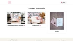 Preview of the photographer's website