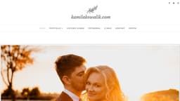 Preview of the photographer's website