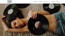 Preview of the photographer's website