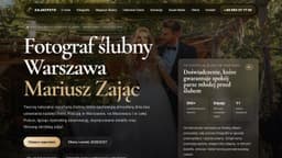 Podgląd strony internetowej fotografa