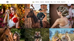 Preview of the photographer's website