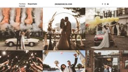 Preview of the photographer's website
