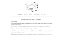 Preview of the photographer's website