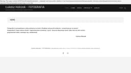 Podgląd strony internetowej fotografa