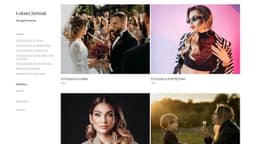 Preview of the photographer's website