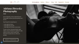 Preview of the photographer's website