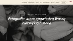 Preview of the photographer's website