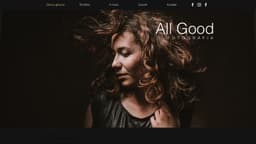 Preview of the photographer's website