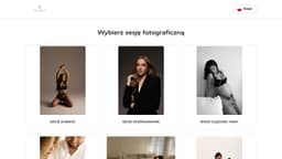 Preview of the photographer's website