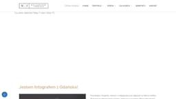 Preview of the photographer's website