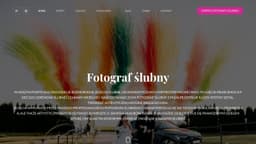 Podgląd strony internetowej fotografa